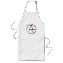 I Have No Need for Religion with Atheist Symbol Aprons
