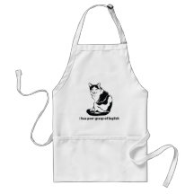 I Haz Porr Grasp Of Inglish Aprons
