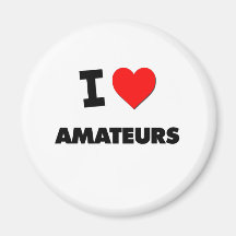 I Heart Amateurs Magnet