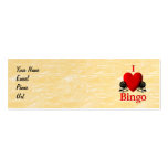 I Heart Bingo Business Card Templates