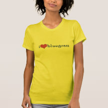 i heart bluegrass - M T Shirts