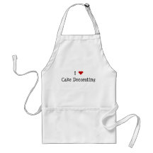 I Heart Cake Decorating Apron