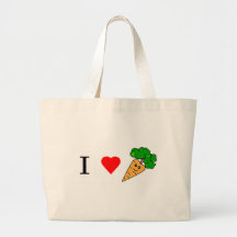 I heart Carrots Bags