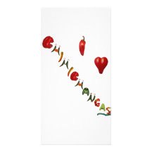 I Heart Chimichangas Picture Card