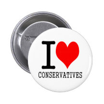 I heart conservatives buttons