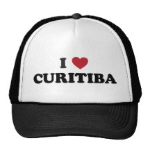 I Heart Curitiba Brazil Trucker Hats