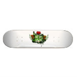 I Heart Death Metal Custom Skate Board