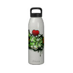 I Heart Death Metal Water Bottles