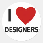 I Heart Designers Stickers