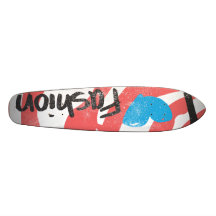 I Heart Fashion Aqua Skateboards