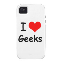 I Heart Geeks iPhone 4 Cases