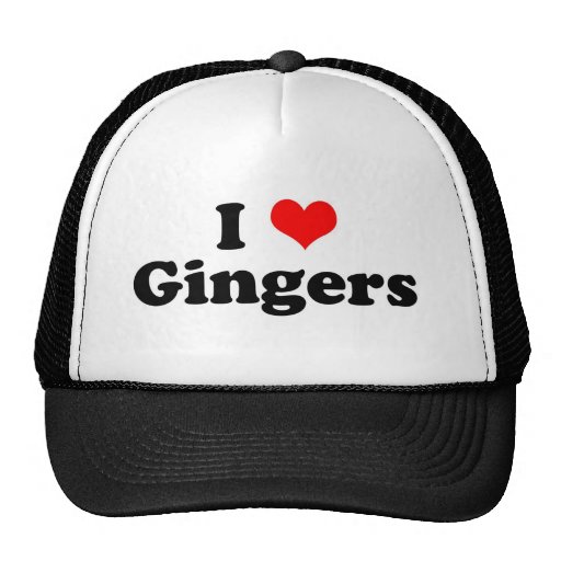 I Heart Gingers Mesh Hat