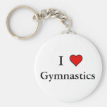 I Heart Gymnastics Keychains