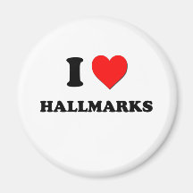 I Heart Hallmarks Magnets