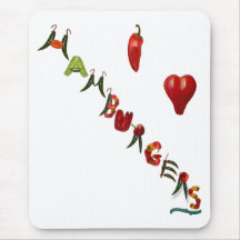 I Heart Hamburgers Mouse Mat