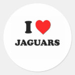 I Heart Jaguars Sticker