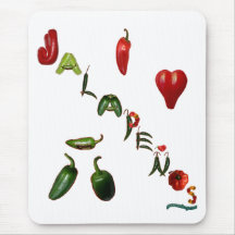 I Heart Jalapenos Mousepad