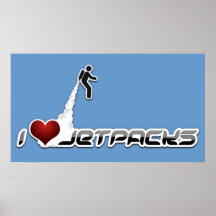 I heart jetpacks poster