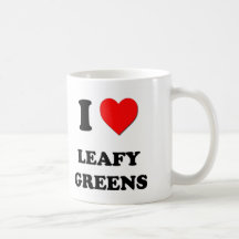 I Heart Leafy Greens Mugs