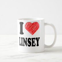 I Heart Lindsey Art Mug