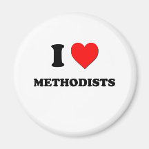 I Heart Methodists Magnet