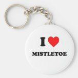 I Heart Mistletoe Key Chains