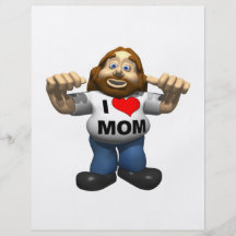 I Heart Mum Personalised Flyer