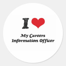 I heart My Careers Information Officer Sticker