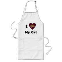 I Heart My Cat Apron