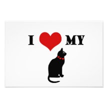 I Heart My Cat Art Photo