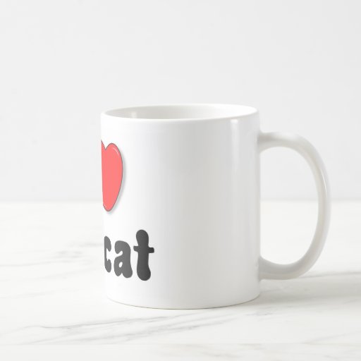 i heart my cat coffee mugs