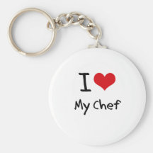 I heart My Chef Keychain