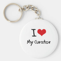 I heart My Curator Keychain