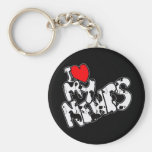 I_HEART_MY_NEWFS KEYCHAINS