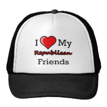 I Heart My Republican Friends Hat