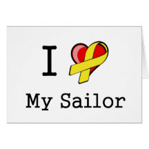 I Heart My Sailor Card
