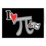 I heart Pi Day Cards