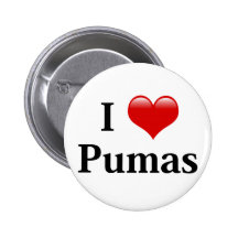 I Heart Pumas Buttons