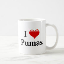I Heart Pumas Coffee Mug