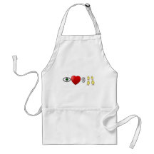 I Heart Rich Chicks Apron
