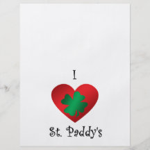 I heart Saint paddy's Flyers