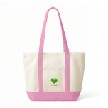 I heart Saint paddy's in gold and green bags