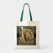 I Heart Steampunk Tote Bags