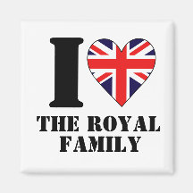 I Heart the Royal Family Magnet
