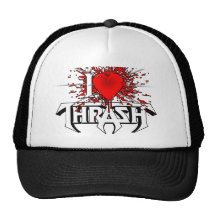 I HEART THRASH TRUCKER HATS