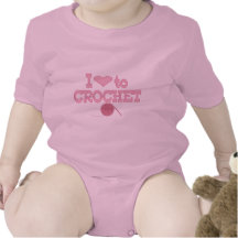 I heart to Crochet Baby Bodysuit