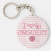 I heart to Crochet Keychains