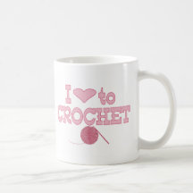 I heart to Crochet Mugs