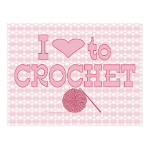 I heart to Crochet Post Cards