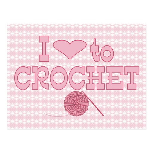 I heart to Crochet Post Cards